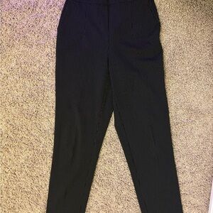 Women's Black Pinstripe Pants